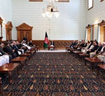 اجماع رهبران سیاسی افغان برای حمایت  از برنامه صلح با طالبان
